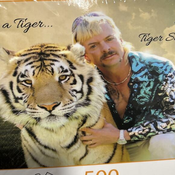Tiger King Joe Exotic Puzzle Gag Gift 500 Piece Nestpark New Sealed - Picture 6 of 6